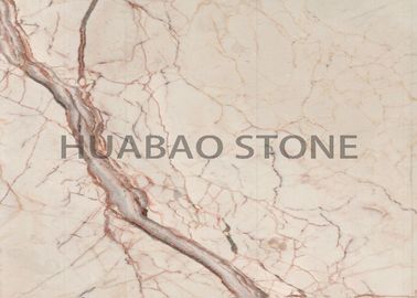 Kitchen Bathroom Floors Marble Slab Tile , Natural Stone Tile With Flat Edge